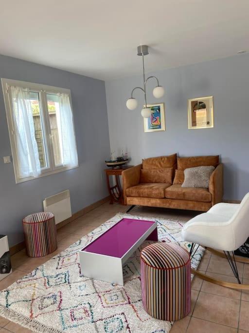 L'Ocean, Maison Avec Jardin Clos Tracy-sur-Mer Eksteriør bilde
